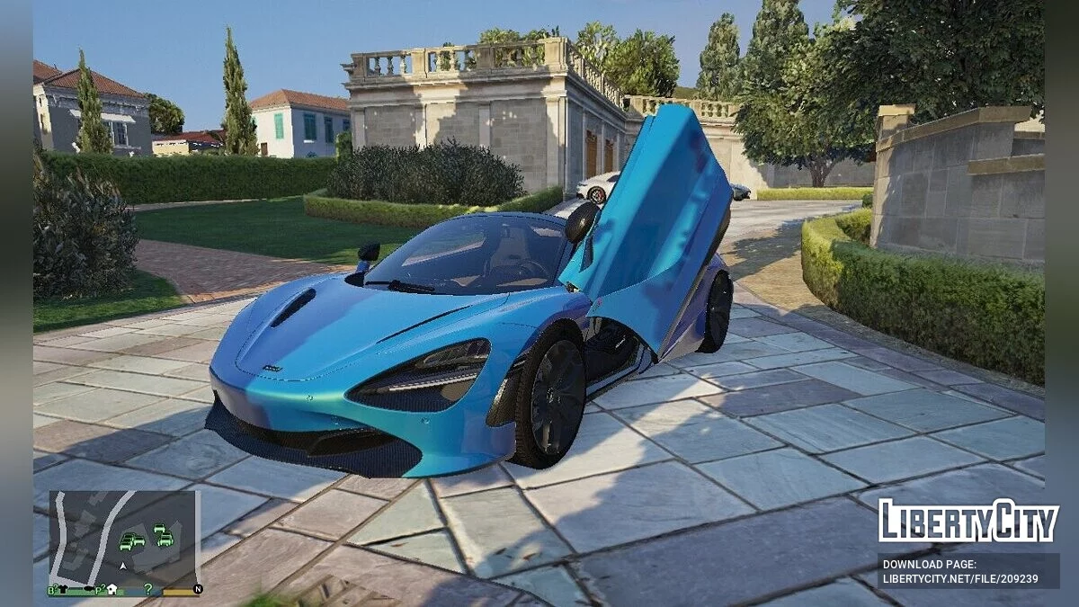 McLaren 720s Spider (Animated-Roof) [Add On / Handling] (Retexture) / GTA 5