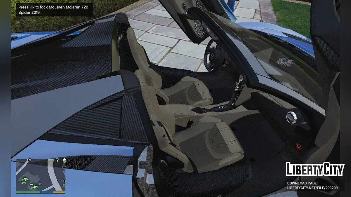 McLaren 720s Spider (Animated-Roof) [Add On / Handling] (Retexture) / GTA 5