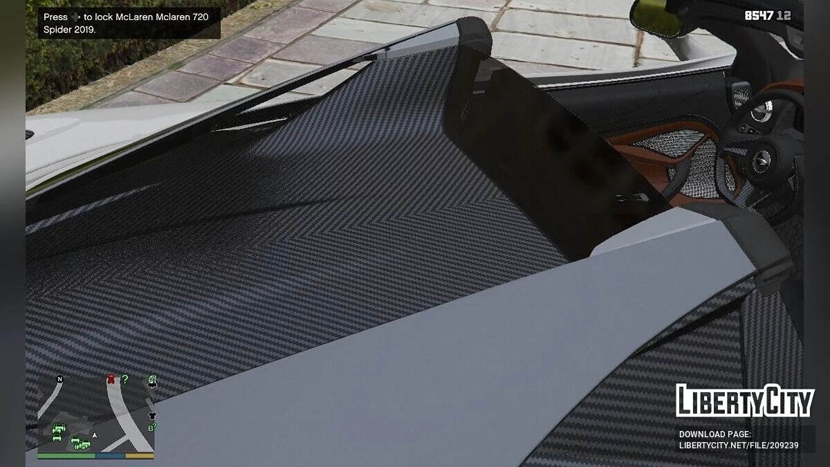 McLaren 720s Spider (Animated-Roof) [Add On / Handling] (Retexture) / GTA 5