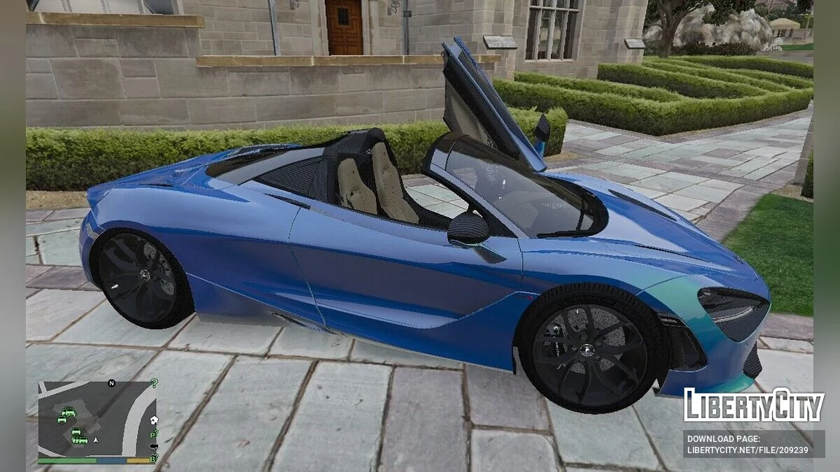 McLaren 720s Spider (Animated-Roof) [Add On / Handling] (Retexture) / GTA 5