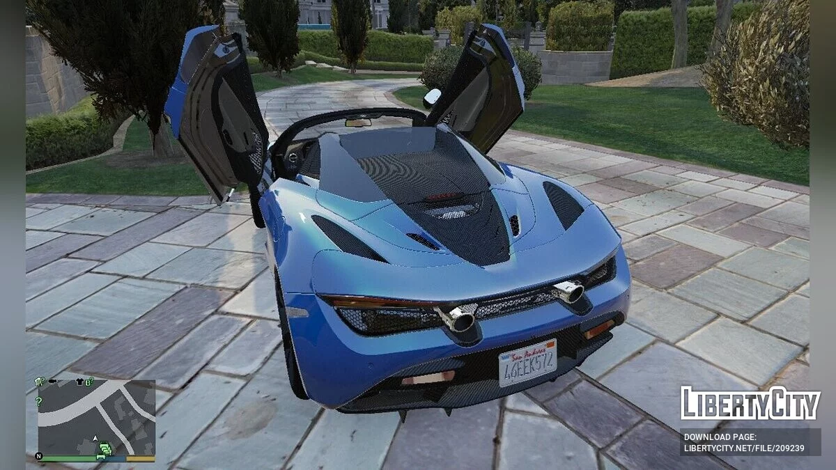 McLaren 720s Spider (Animated-Roof) [Add On / Handling] (Retexture) / GTA 5