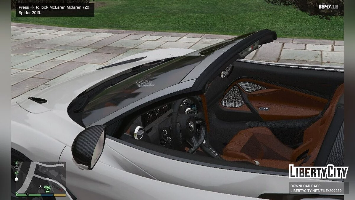 McLaren 720s Spider (Animated-Roof) [Add On / Handling] (Retexture) / GTA 5