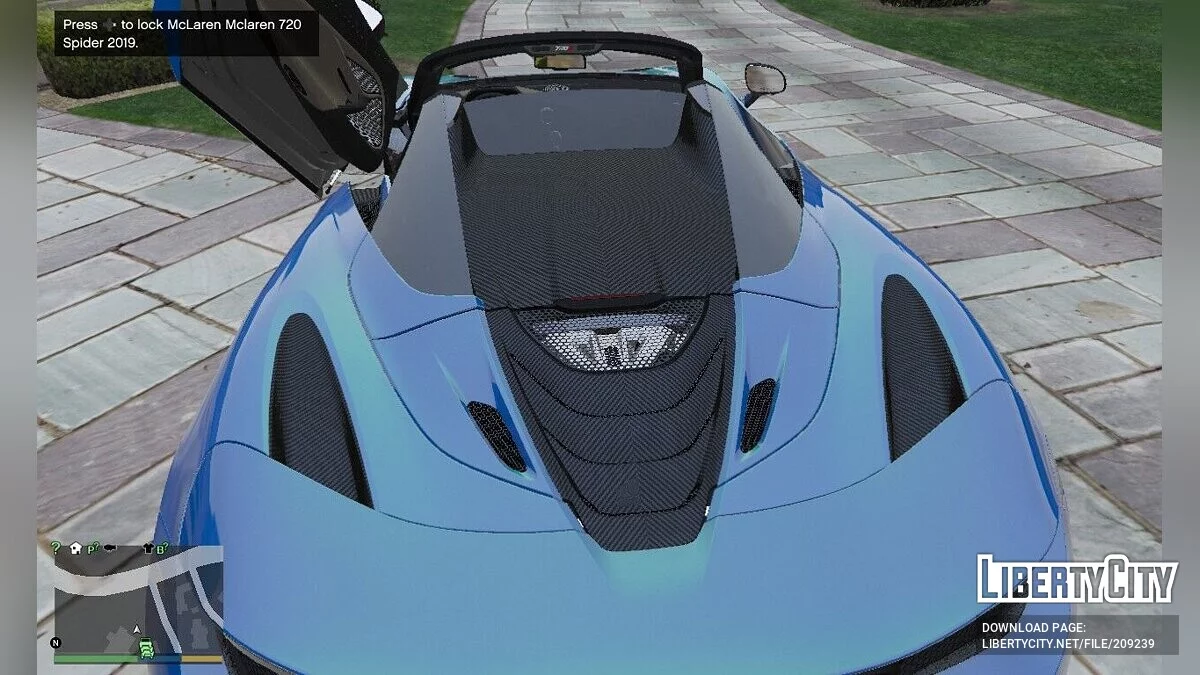 McLaren 720s Spider (Animated-Roof) [Add On / Handling] (Retexture) / GTA 5