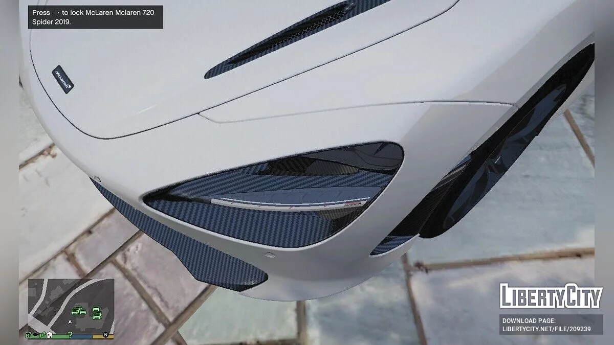 McLaren 720s Spider (Animated-Roof) [Add On / Handling] (Retexture) / GTA 5