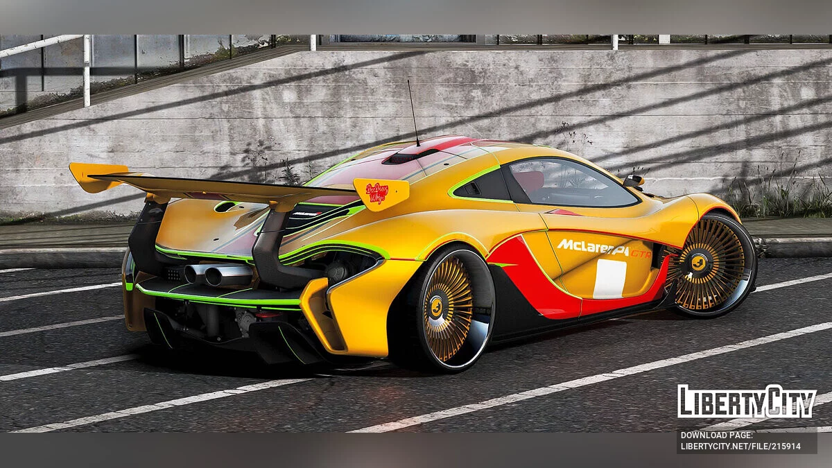 Mclaren P1 GTR Road Legal Forgiato / GTA 5