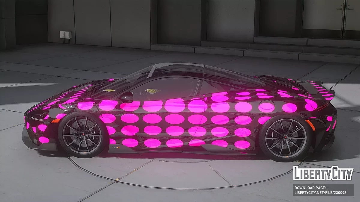McLaren 765LT Pink Abstraction / GTA 5
