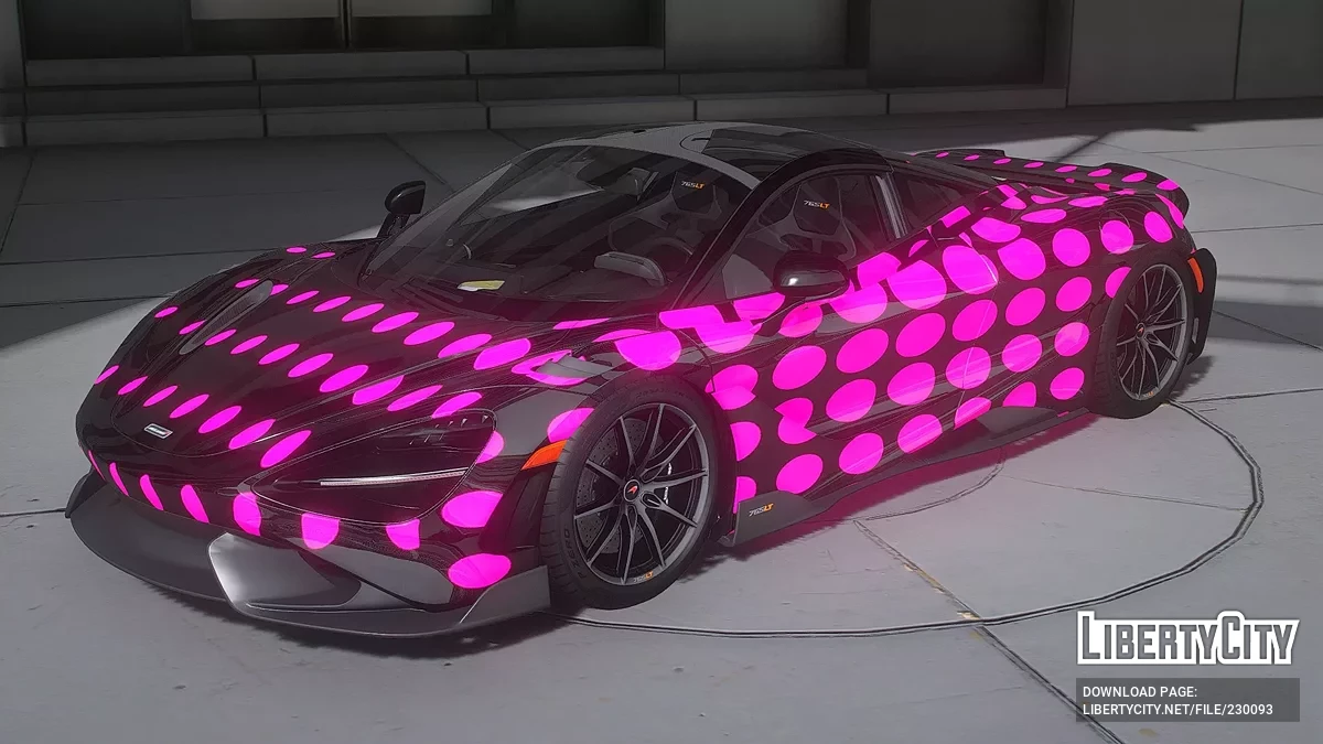 McLaren 765LT Pink Abstraction / GTA 5