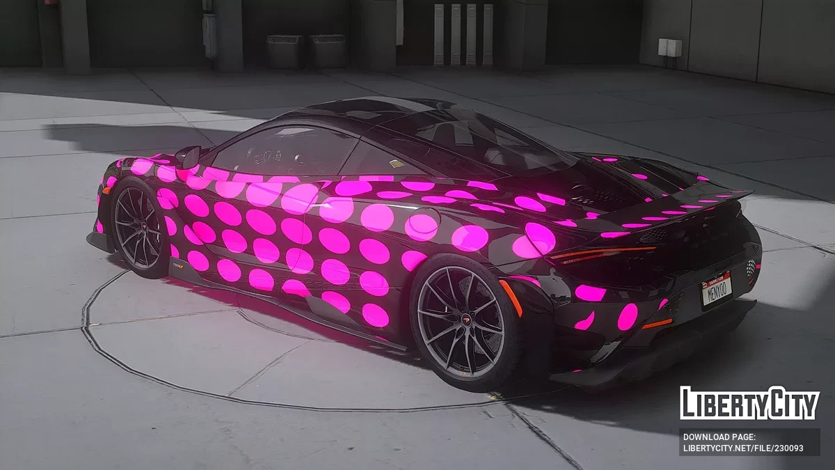 McLaren 765LT Pink Abstraction / GTA 5