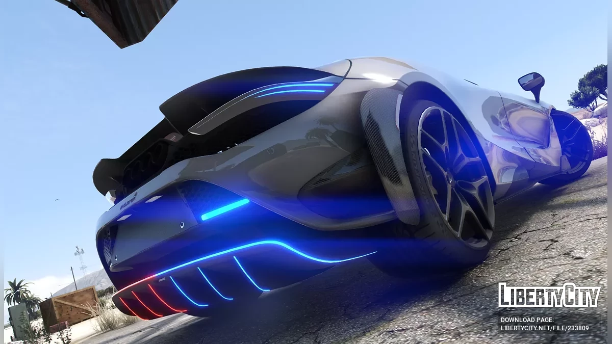 McLaren 765lt Spider Glasslight / GTA 5