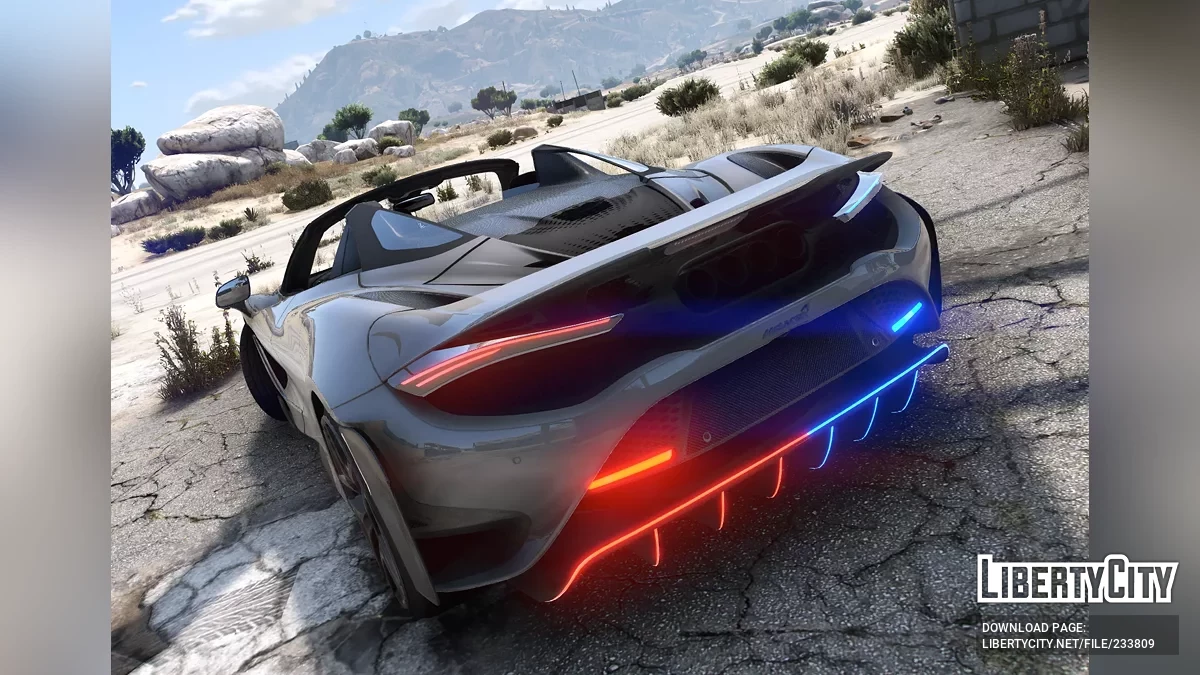 McLaren 765lt Spider Glasslight / GTA 5
