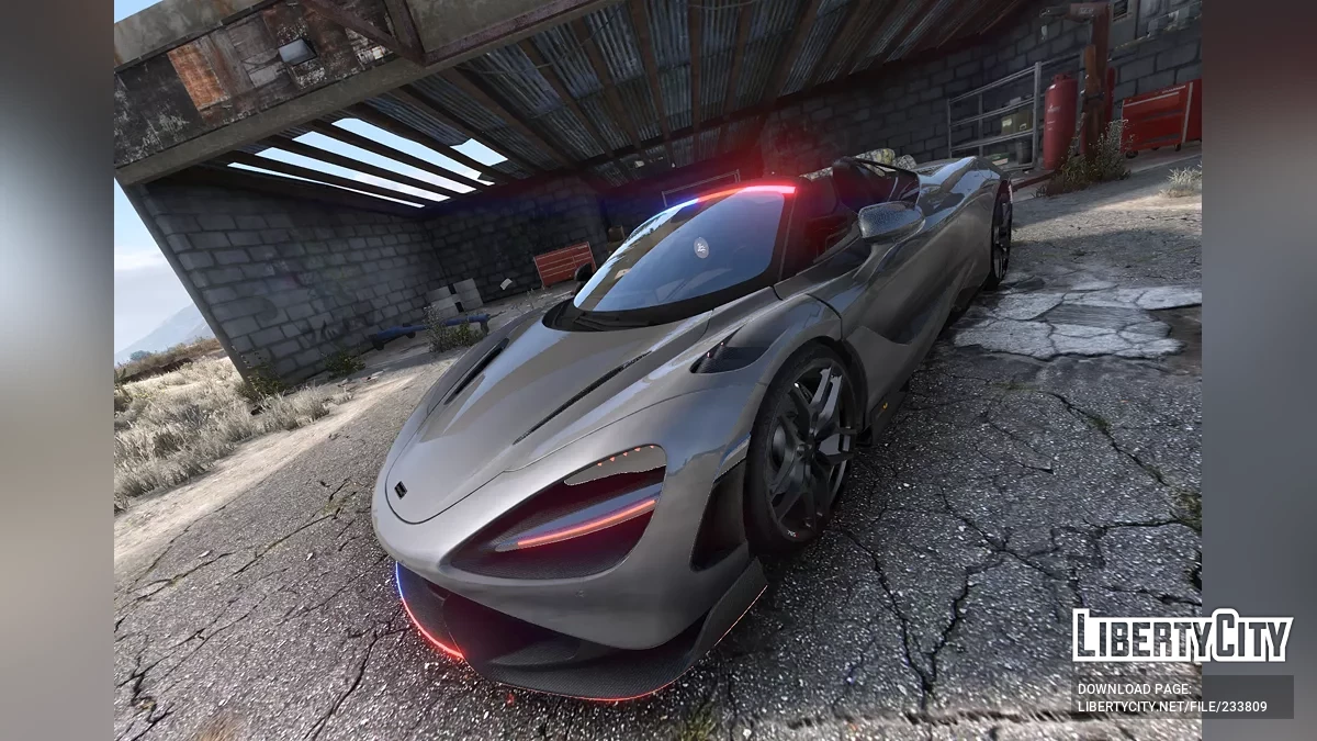 McLaren 765lt Spider Glasslight / GTA 5