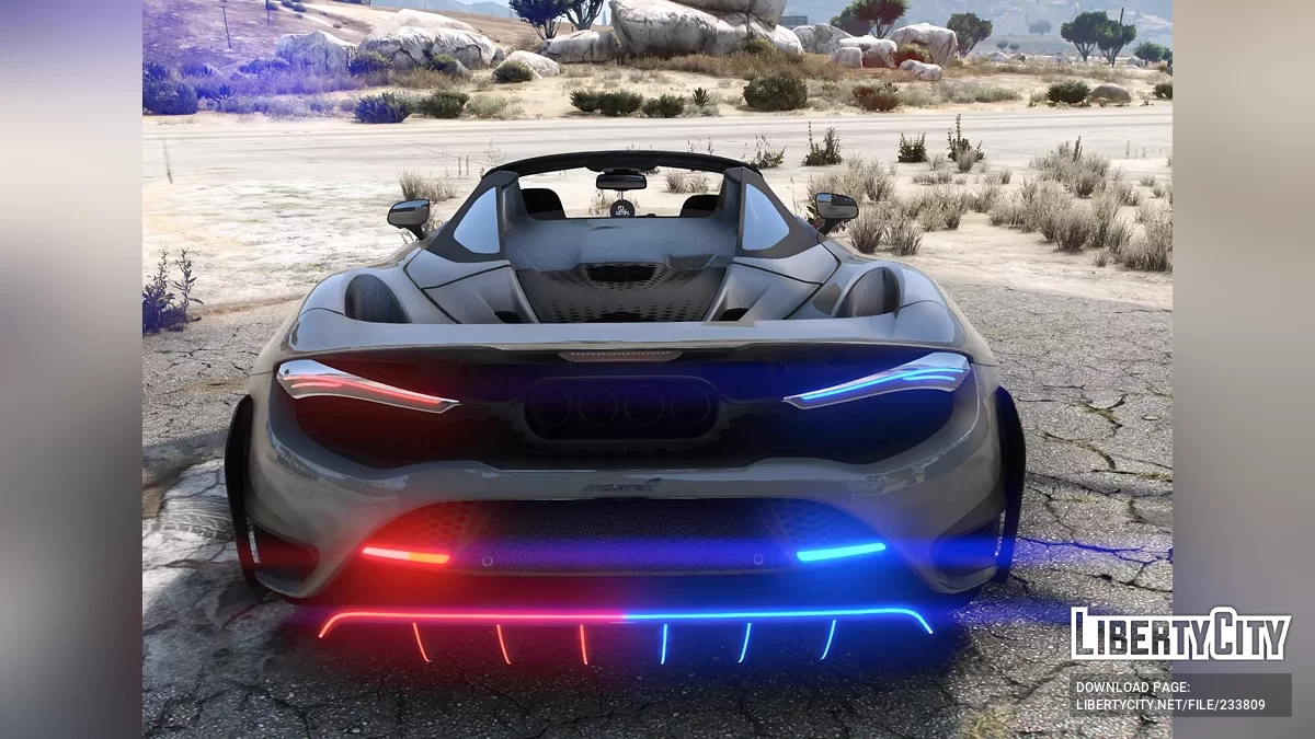 McLaren 765lt Spider Glasslight / GTA 5