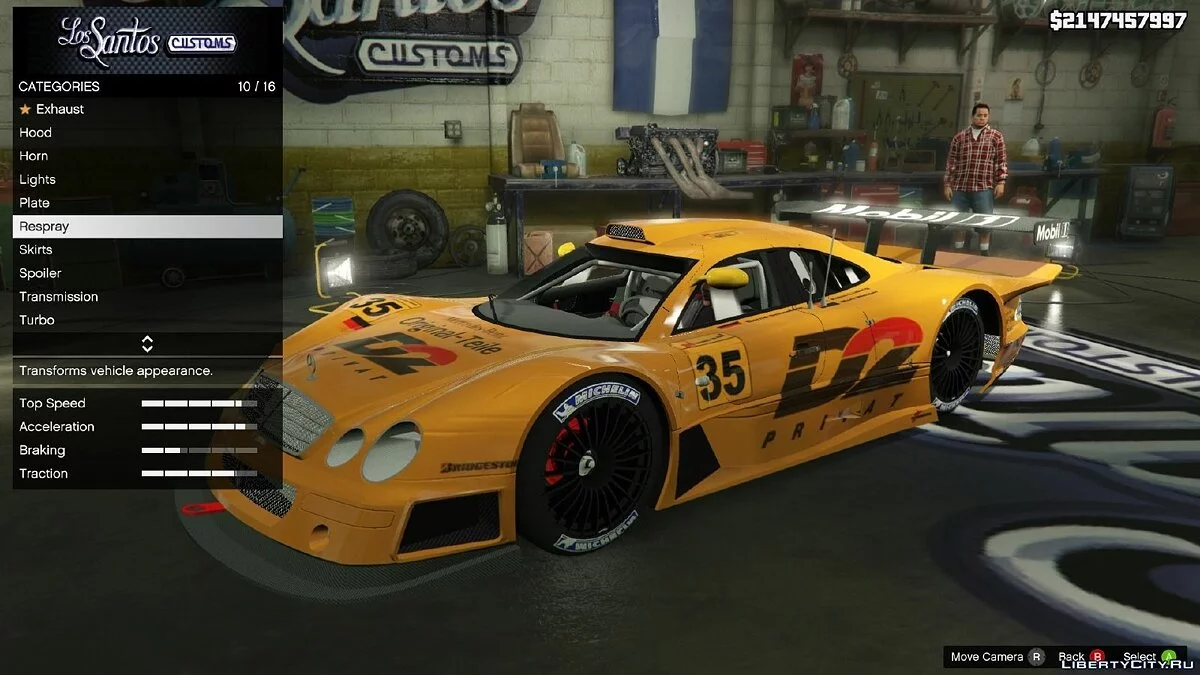 Mercedes CLK LM 1998 Super Race Car 0.1 BETA / GTA 5