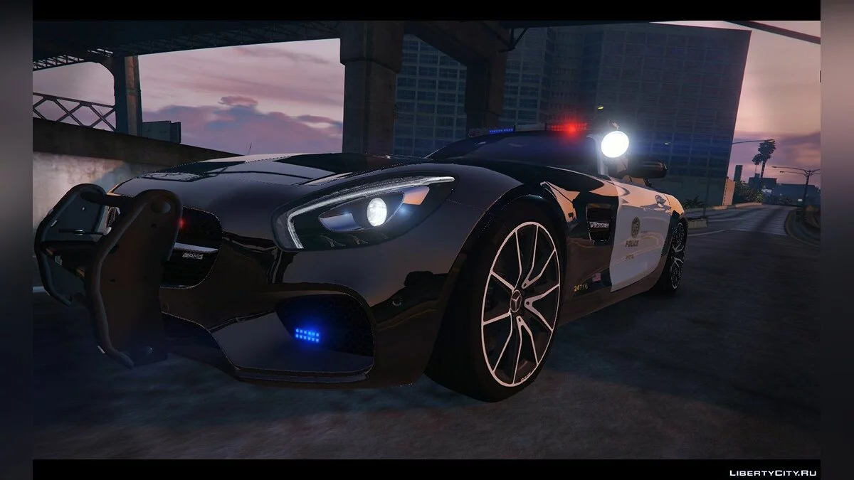 LAPD Mercedes-Benz AMG GT 2016 / GTA 5