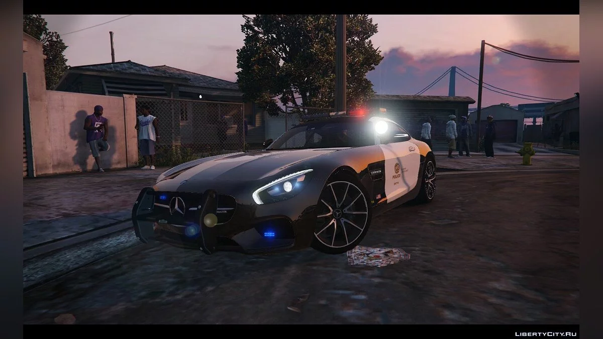 LAPD Mercedes-Benz AMG GT 2016 / GTA 5