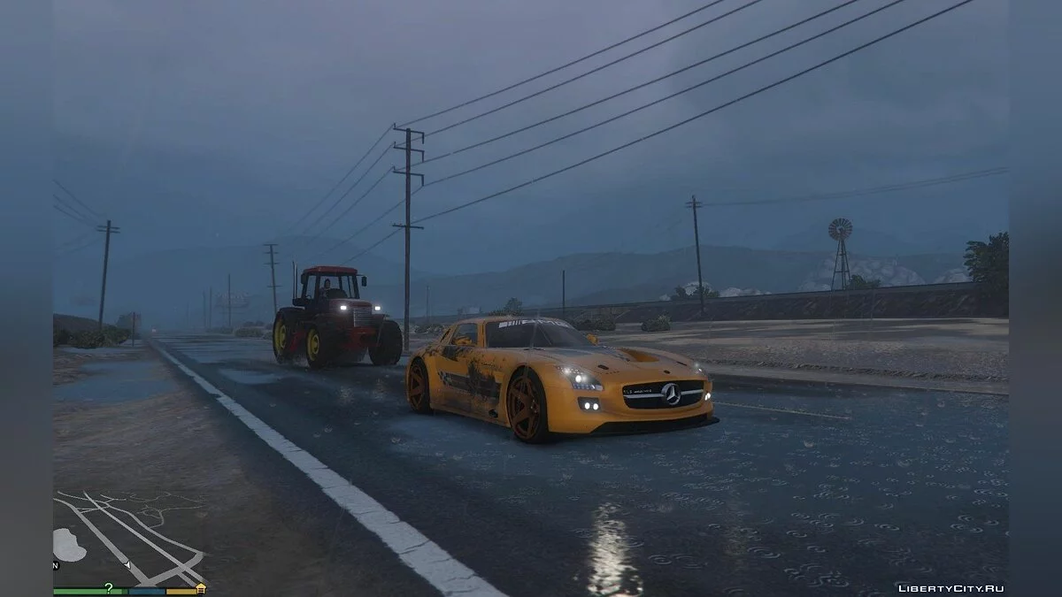 Mercedes AMG SLS GT3 / GTA 5