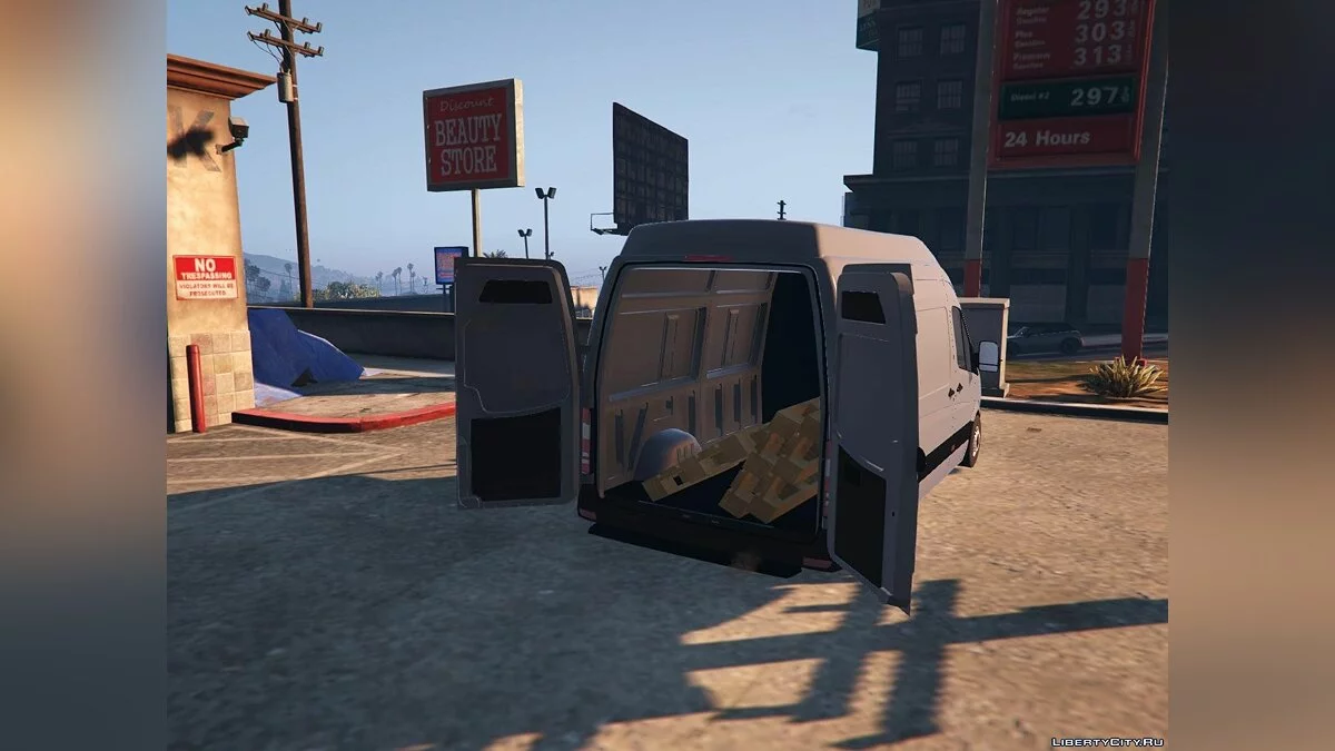 Mecedes Sprinter 311 CDI Cargo Van + 5 Extras / GTA 5