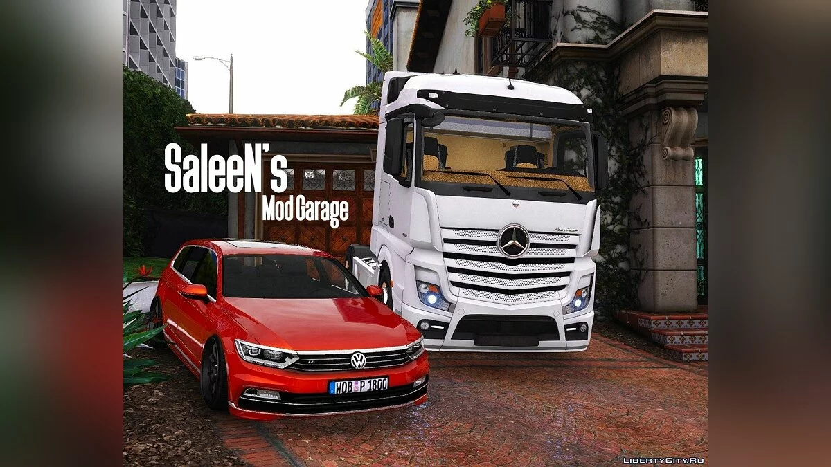 Mercedes-Benz Actros MP4 4x2 v1.1 / GTA 5