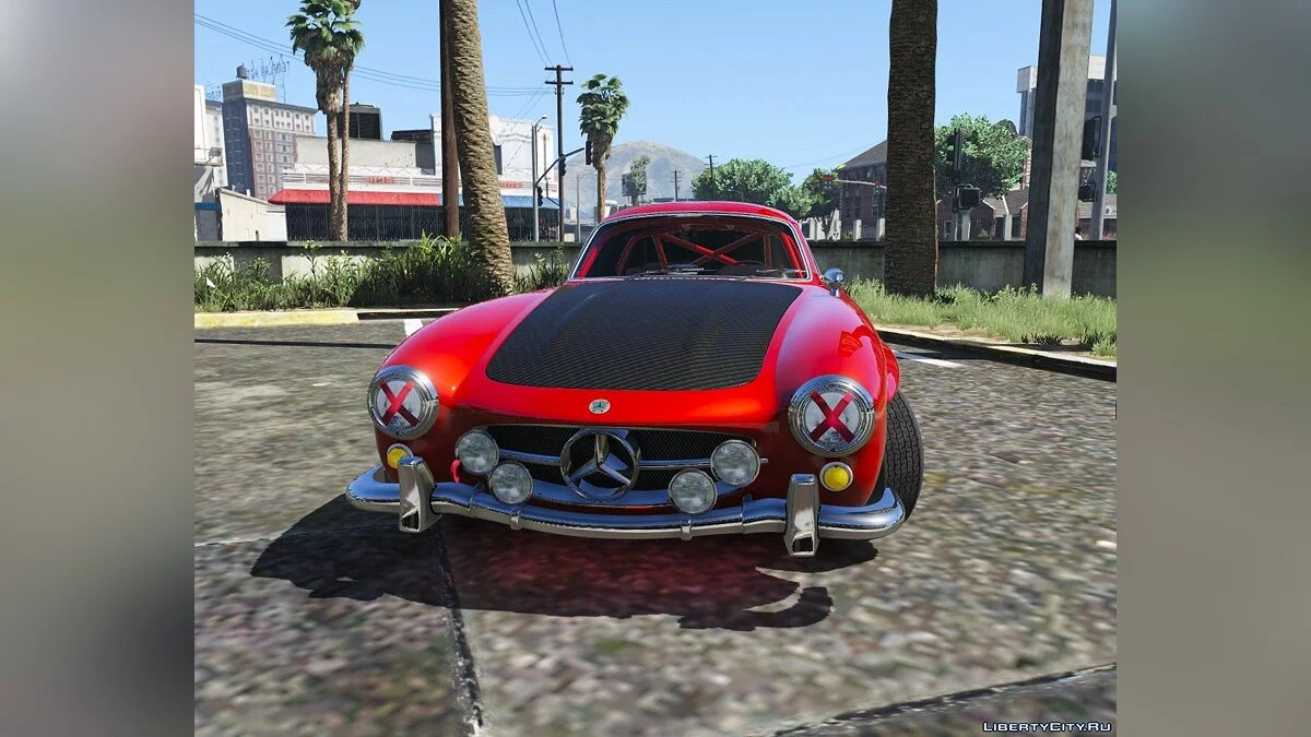 1955 Mercedes-Benz 300SL Gullwing [Add-On / Replace | Tuning] [FINAL] / GTA 5
