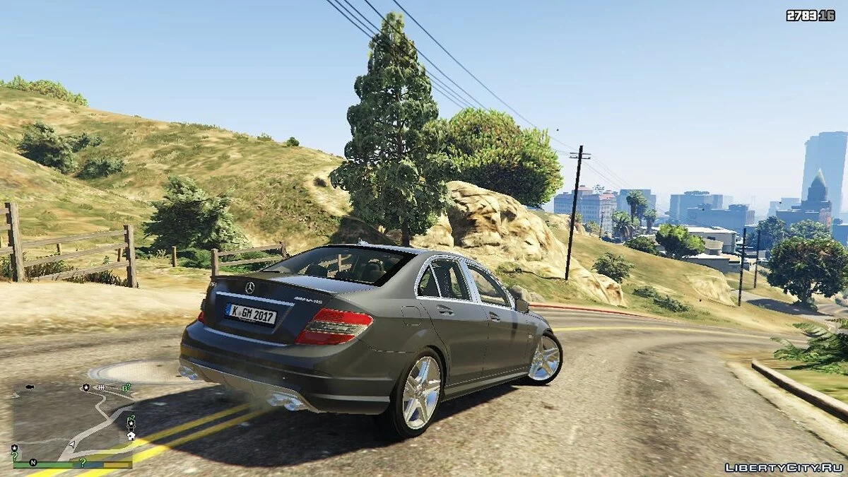 Mercedes-Benz C63 AMG + Sound 1.00 / GTA 5