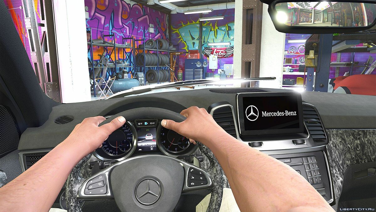 Скачать Mercedes-Benz GLS 63 AMG 2015 [Add-On / Replace | Animated] 1.1 для  GTA 5