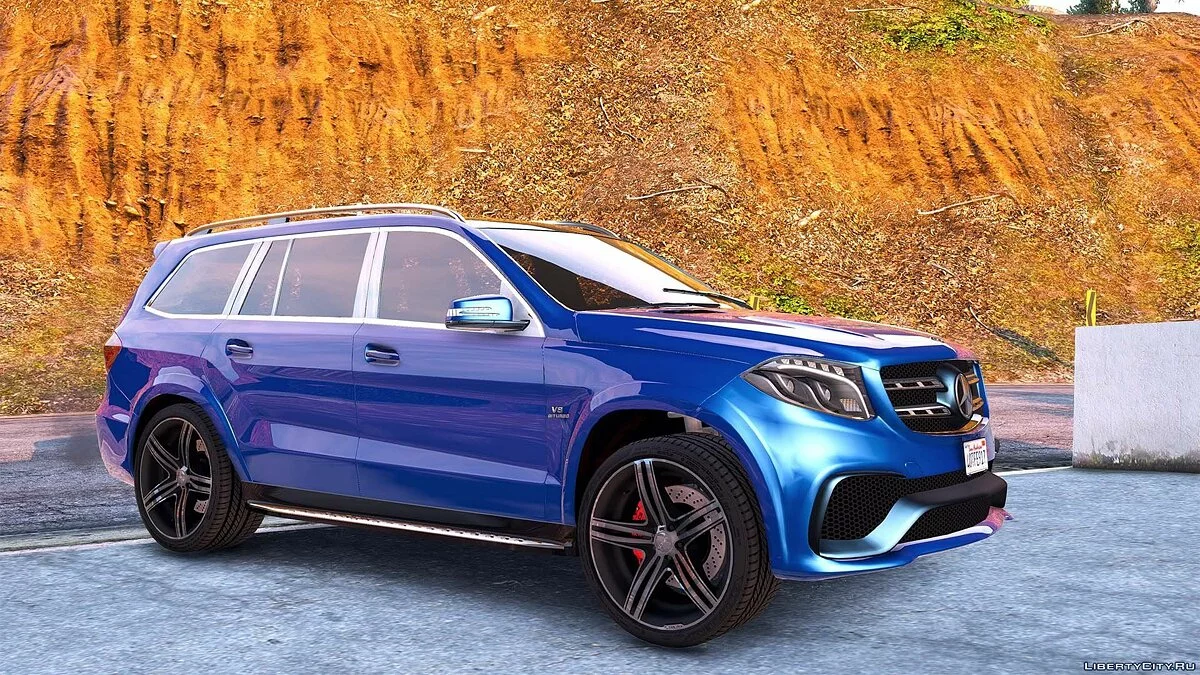 Mercedes-Benz GLS 63 AMG 2015 [Add-On / Replace | Animated] 1.1 / GTA 5