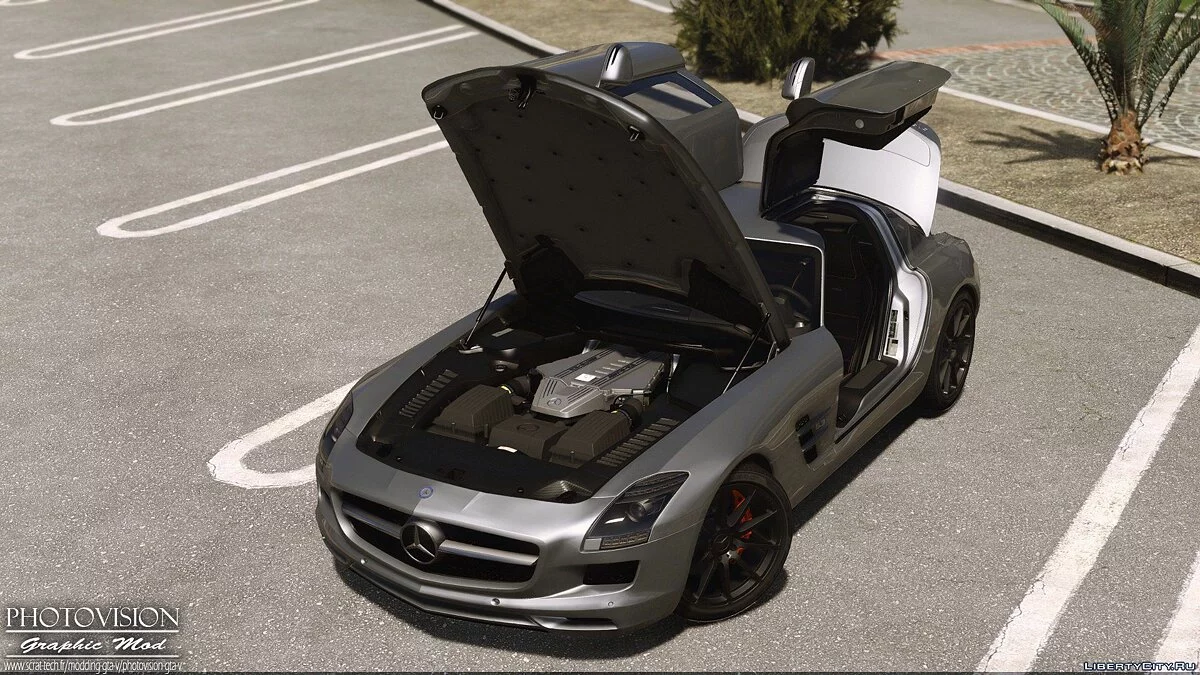 Mercedes Benz SLS AMG | AUTOVISTA [Add-On / Replace | Template] 3.0 / GTA 5