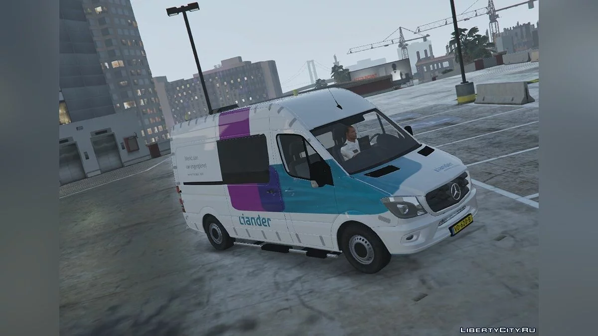 Mercedes Benz Sprinter 2015 Liander Elektriciteitsbedrijf [REPLACE/ELS/3 ORANGE PITS!] 1.0 / GTA 5