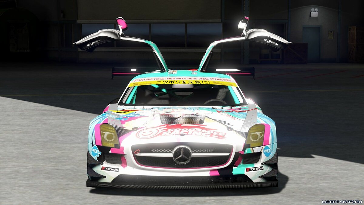 Скачать Mercedes Benz SLS AMG GT3 [Add-On | Replace | Livery | Template]  2.0 для GTA 5