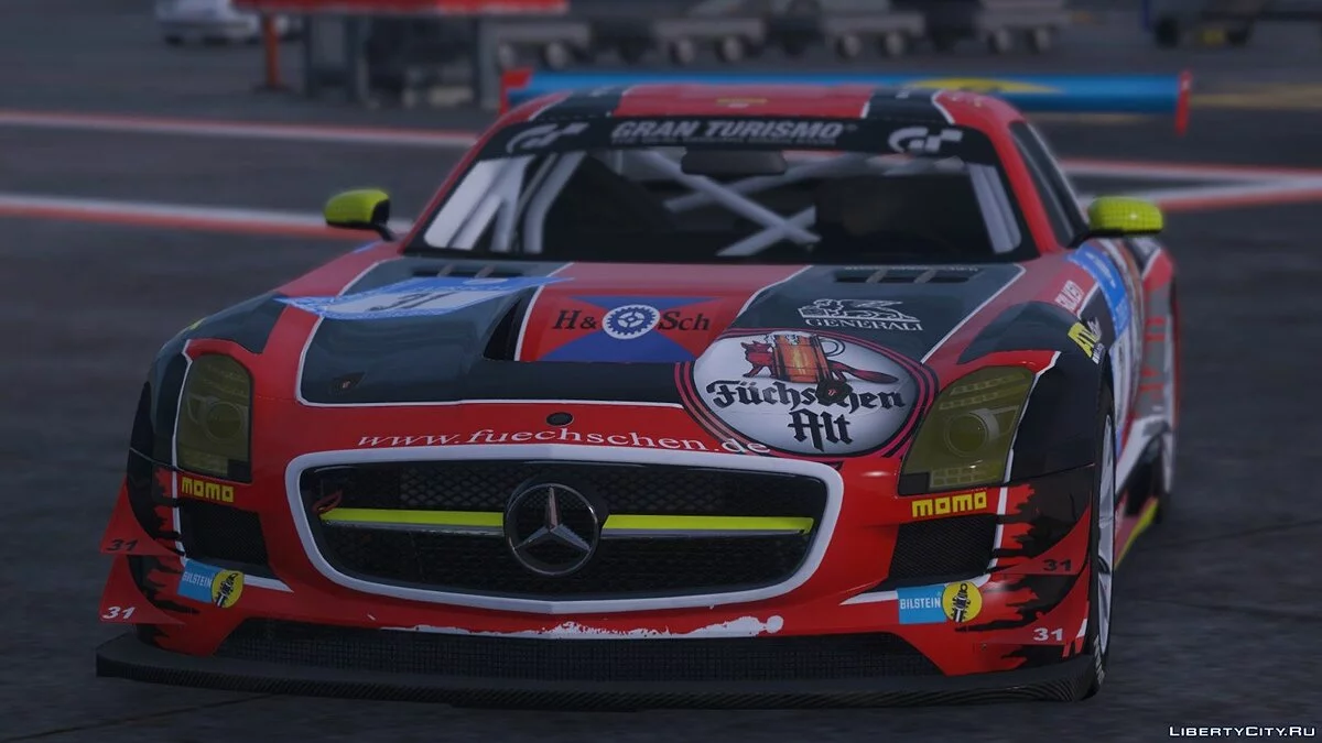 Mercedes Benz SLS AMG GT3 [Add-On | Replace | Livery | Template] 2.0 / GTA 5