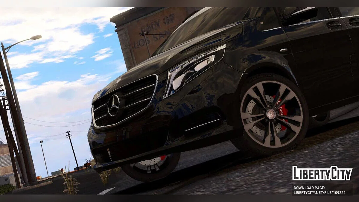 Mercedes-Benz V-class 250 Bluetec LWB [Animated / Add-On / FiveM] 3.0 / GTA 5