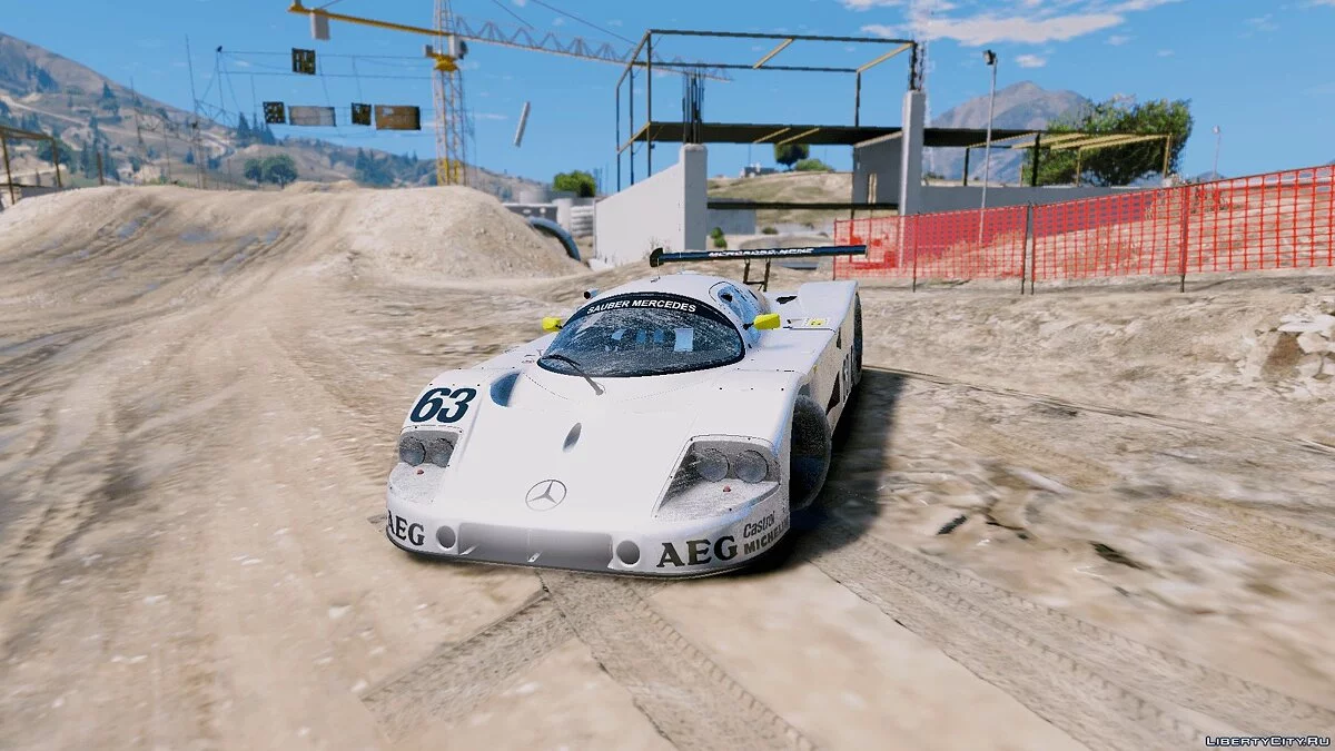 Mercedes-Benz Sauber C9 #63 1989 [Add-On / Replace | Dirtmap | HQ] 1.0 / GTA 5