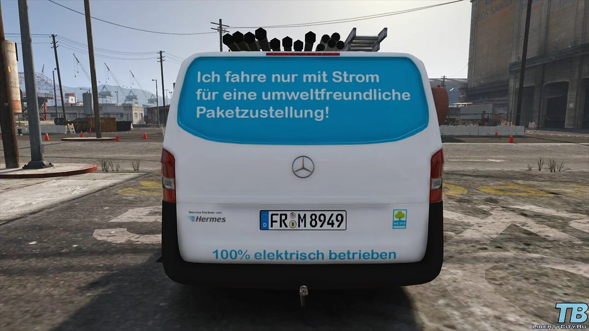 2017 Stock Mercedes Vito - Logistic Paintjobs 1.0 / GTA 5