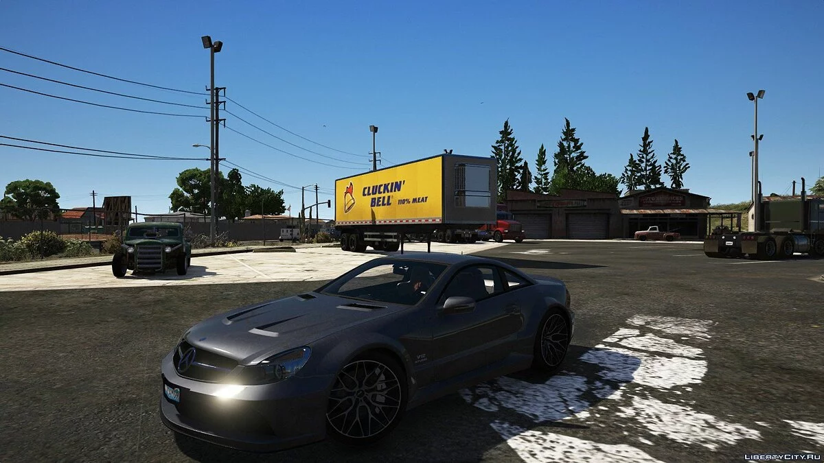 Mercedes-Benz SL65 AMG Black Series [R230] 2009 [HQ/Add-On/Replace/Animated/Dirtmap/Template/Auto Spoiler] / GTA 5