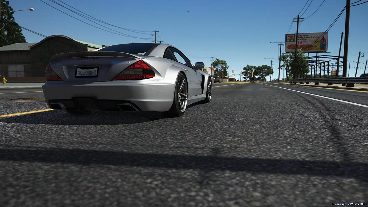 Mercedes-Benz SL65 AMG Black Series [R230] 2009 [HQ/Add-On/Replace/Animated/Dirtmap/Template/Auto Spoiler] / GTA 5