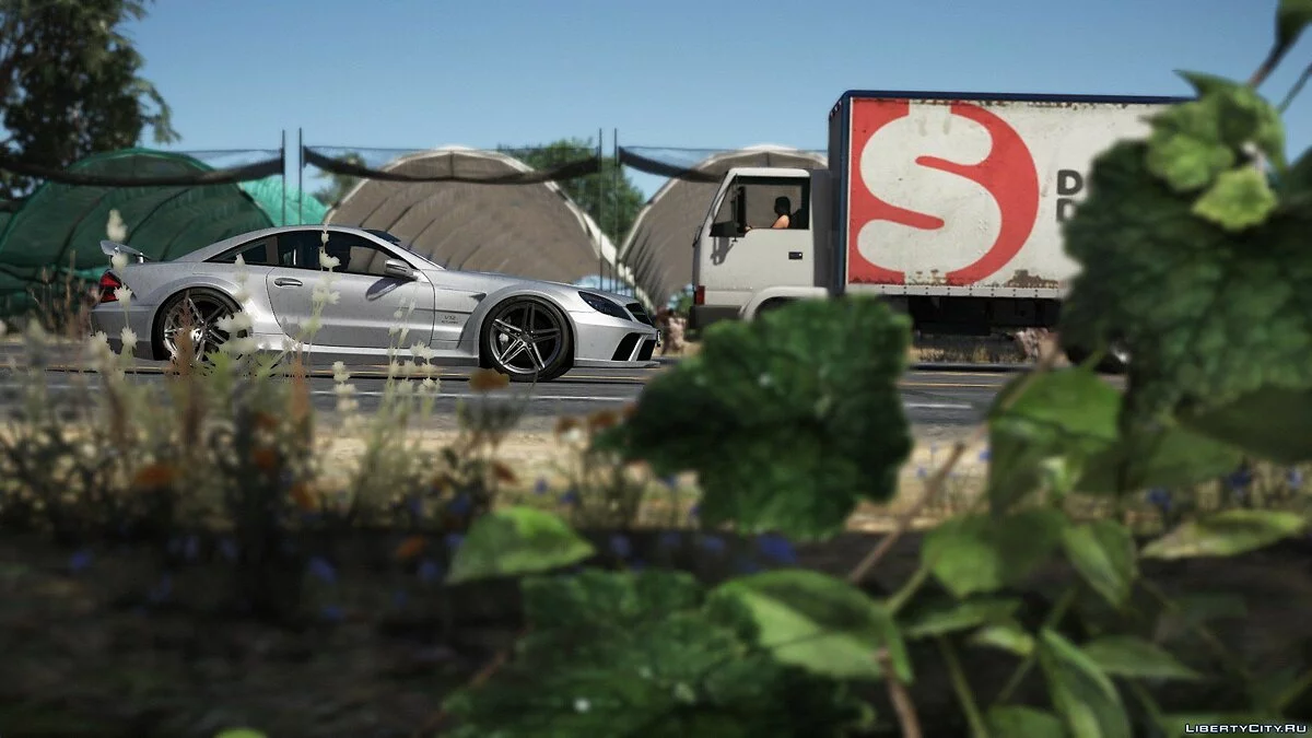 Mercedes-Benz SL65 AMG Black Series [R230] 2009 [HQ/Add-On/Replace/Animated/Dirtmap/Template/Auto Spoiler] / GTA 5