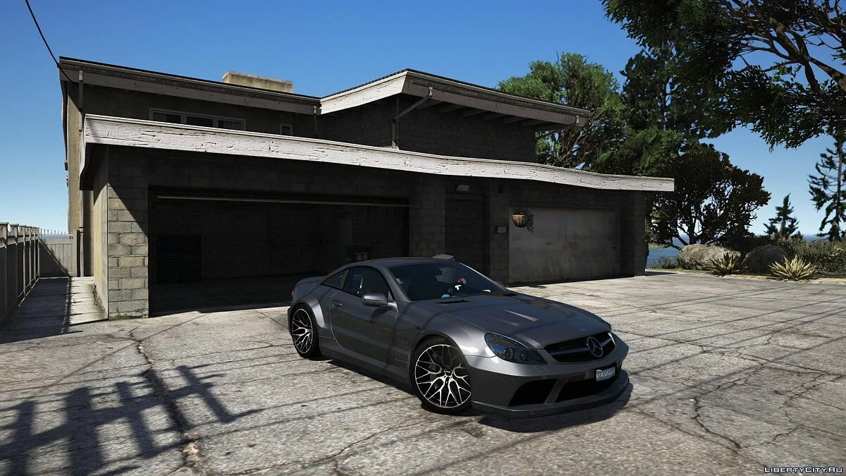 Mercedes-Benz SL65 AMG Black Series [R230] 2009 [HQ/Add-On/Replace/Animated/Dirtmap/Template/Auto Spoiler] / GTA 5