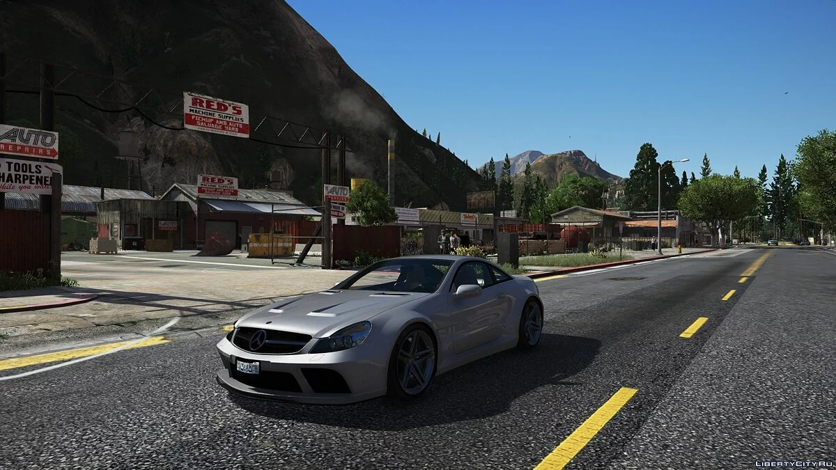 Mercedes-Benz SL65 AMG Black Series [R230] 2009 [HQ/Add-On/Replace/Animated/Dirtmap/Template/Auto Spoiler] 2.0 / GTA 5
