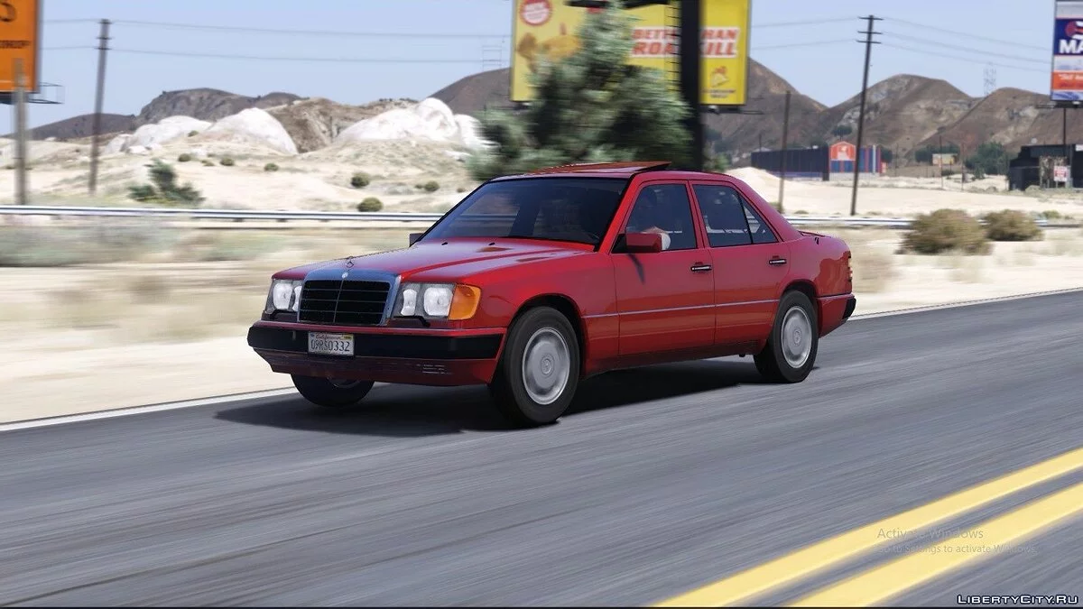 Mercedes-Benz W124 300D '1992 [Add-On/Replace/Animated/Extras] / GTA 5
