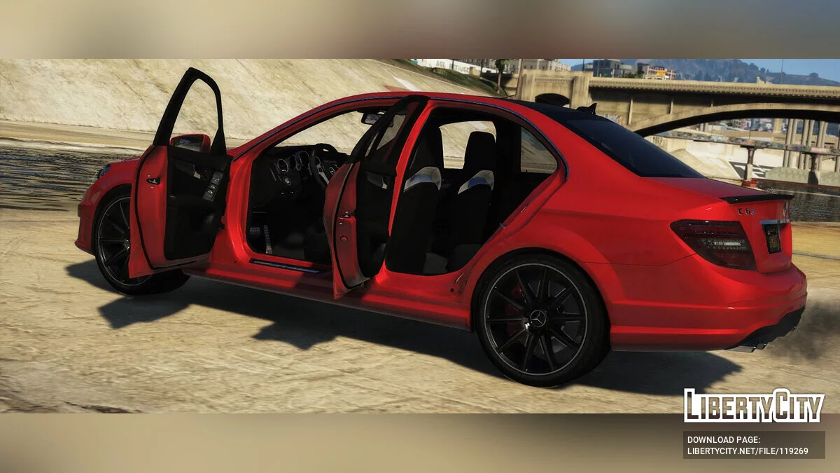2013 Mercedes-AMG C63 (W204) Facelift [Add-On | Black Series | Brabus | Tuning] 2.0 / GTA 5
