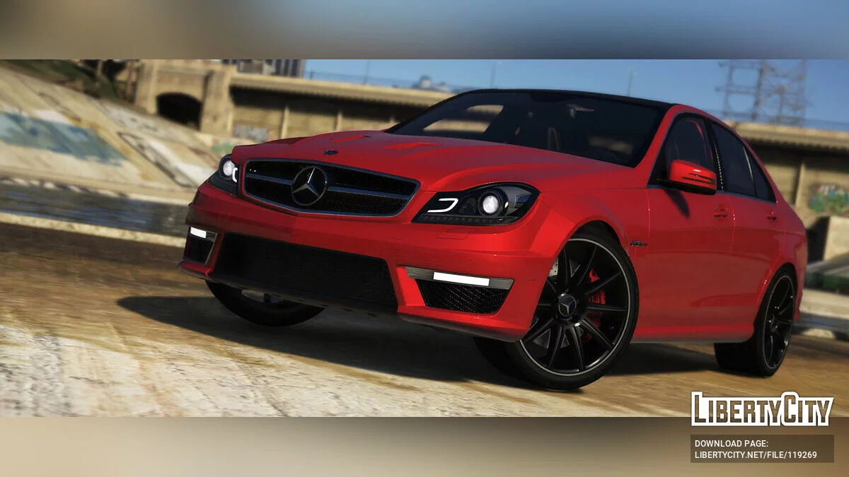 2013 Mercedes-AMG C63 (W204) Facelift [Add-On | Black Series | Brabus | Tuning] 2.0 / GTA 5