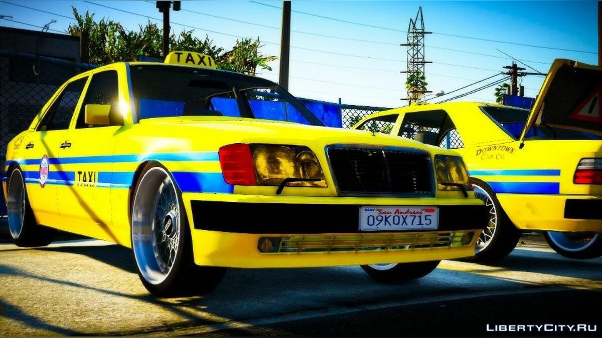 Mercedes-Benz E500 W124 Такси Лос-Сантоса / GTA 5