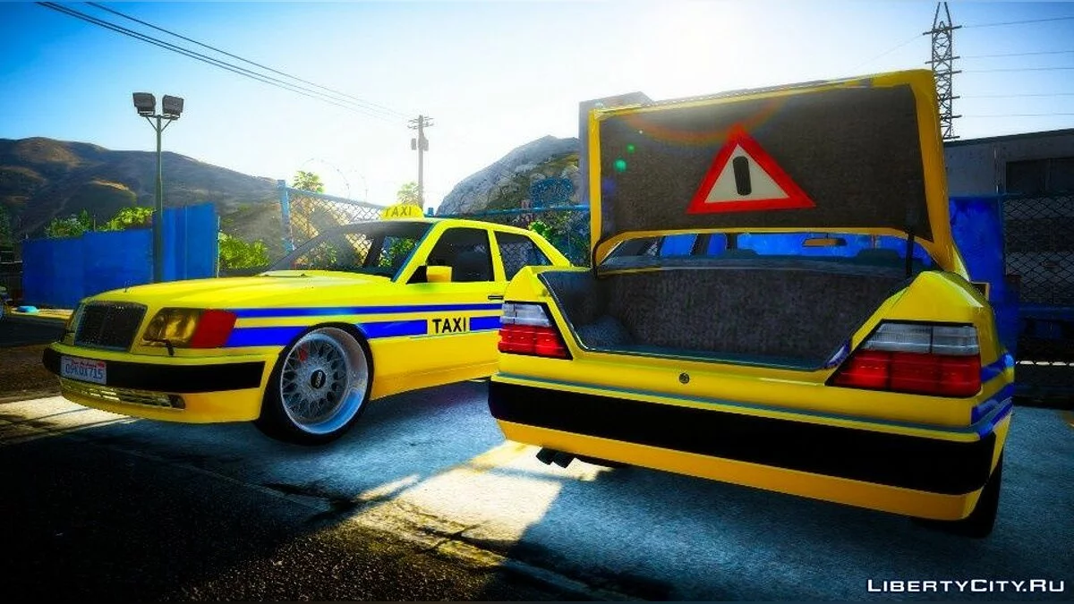 Mercedes-Benz E500 W124 Такси Лос-Сантоса / GTA 5