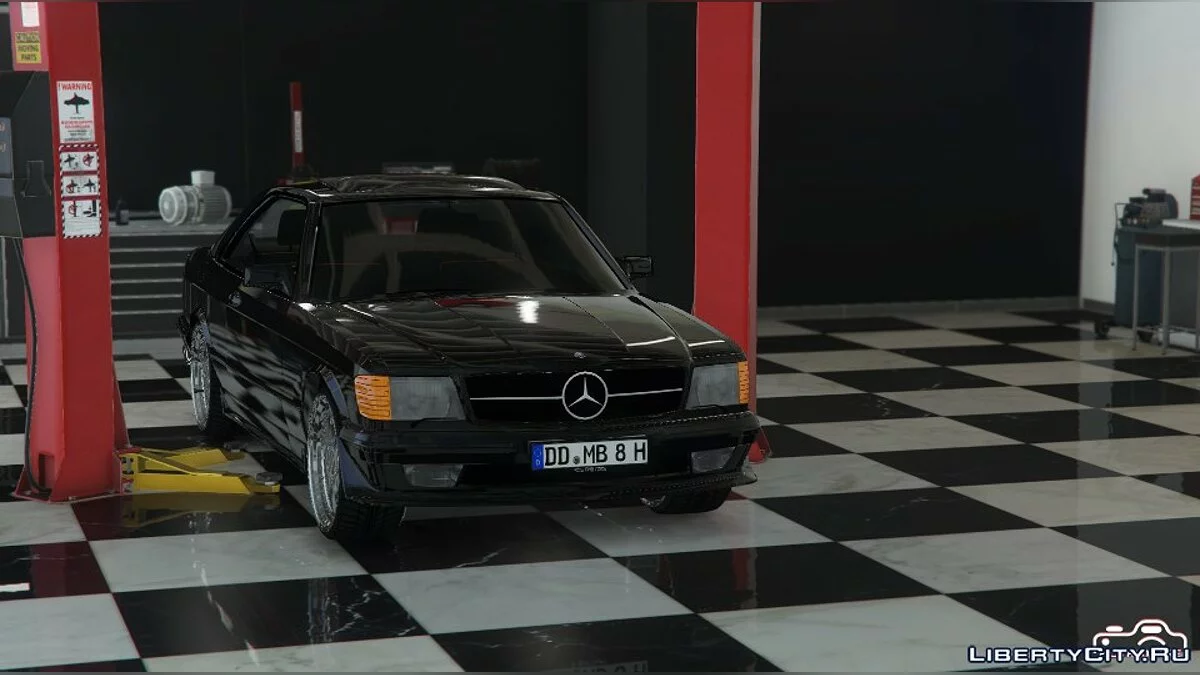 Mercedes Benz 560 SEC 1991 W126 Coupe [Add-On | Replace] 1.2 / GTA 5