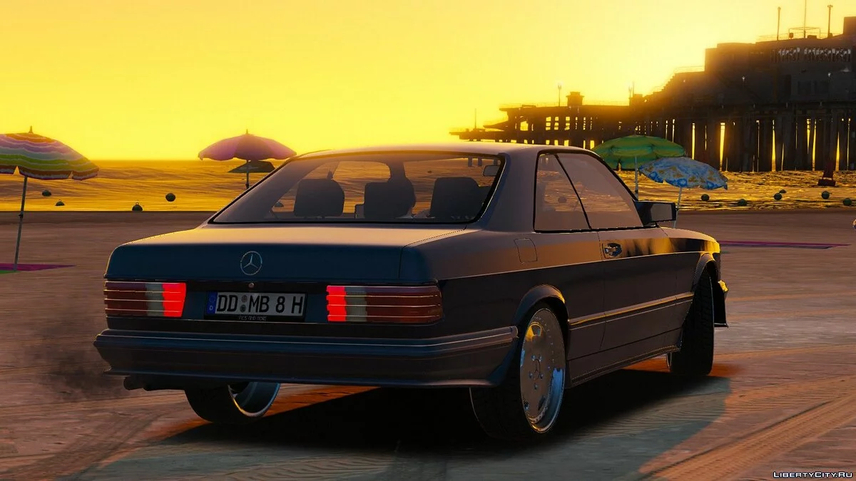 Mercedes Benz 560 SEC 1991 W126 Coupe [Add-On | Replace] 1.2 / GTA 5