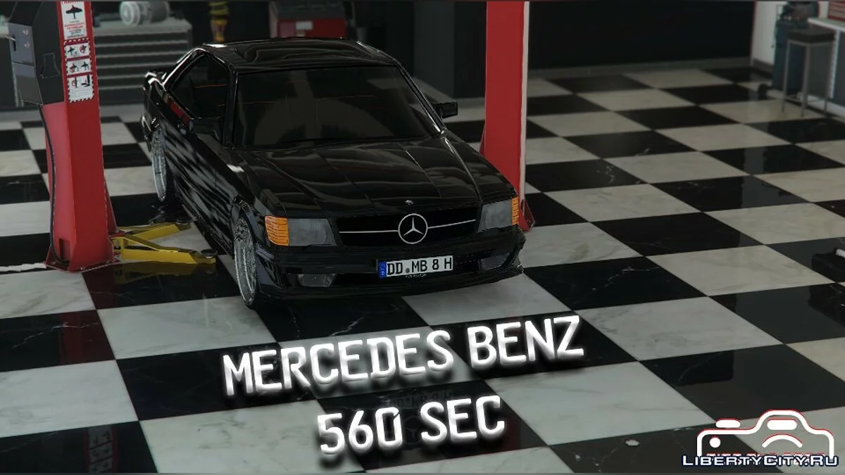 Mercedes Benz 560 SEC 1991 W126 Coupe [Add-On | Replace] 1.2 / GTA 5