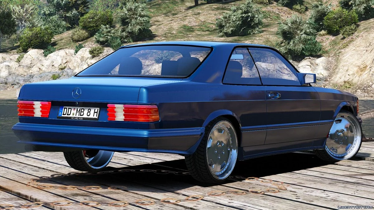 Mercedes Benz 560 SEC 1991 W126 Coupe [Add-On | Replace] 1.2 / GTA 5