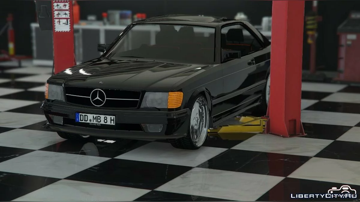 Mercedes Benz 560 SEC 1991 W126 Coupe [Add-On | Replace] 1.2 / GTA 5