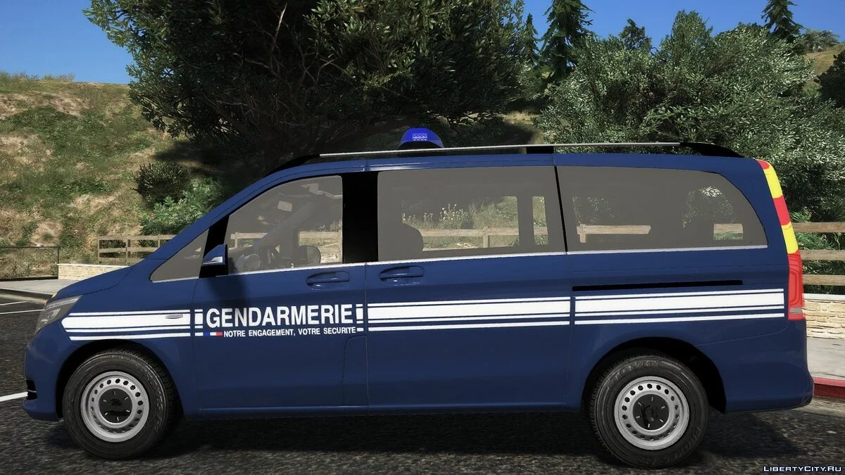 Mercedes Vito 2017 Gendarmerie 1.0 / GTA 5