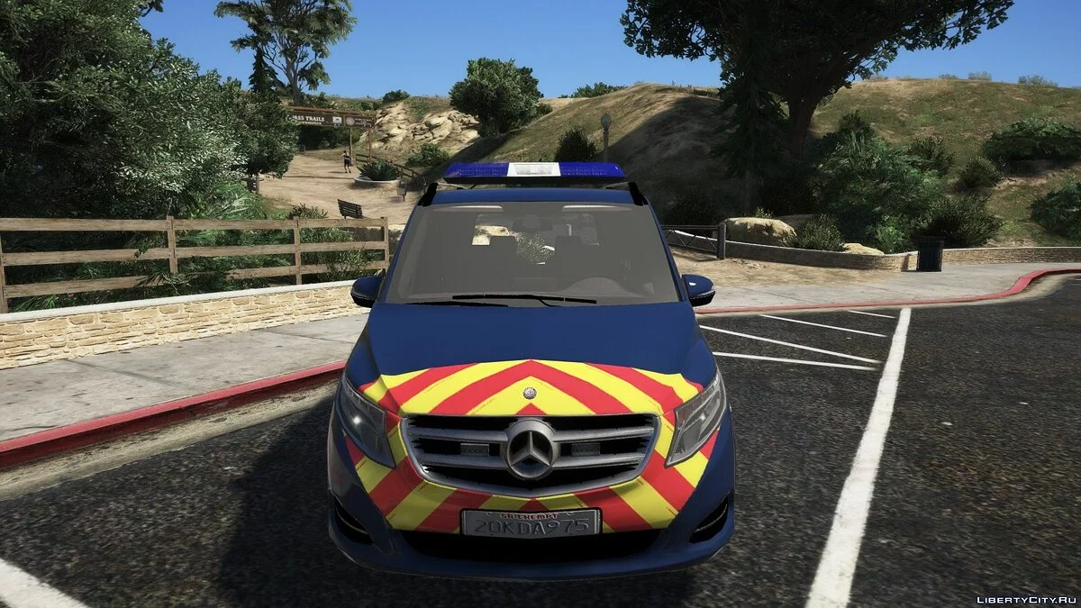 Mercedes Vito 2017 Gendarmerie 1.0 / GTA 5
